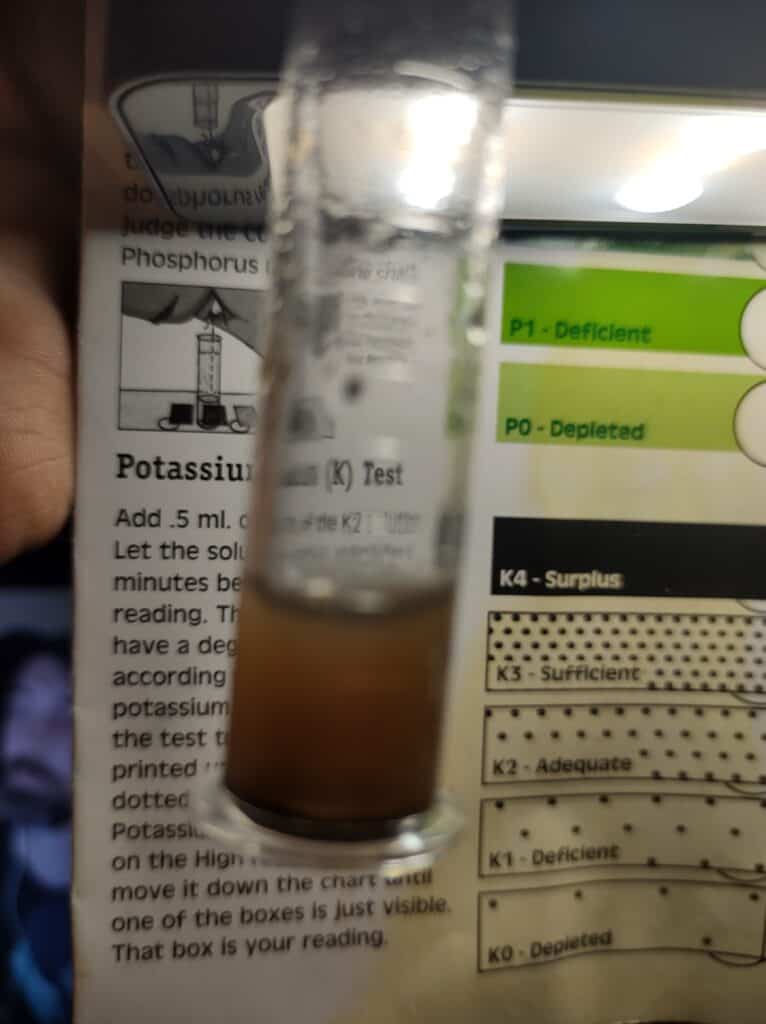 Soil Testing for nutrients Percys Grow Room